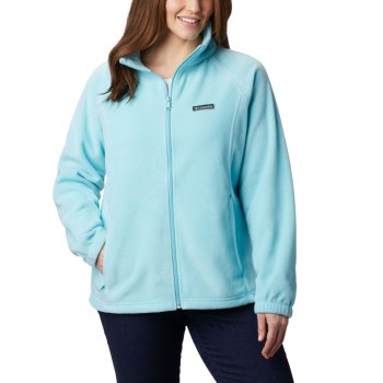 Columbia Jas Dames, Benton Springs Full Zip Plus Size LichtTurquoise, 56MNGPFDA